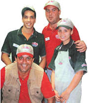 photo of four team members